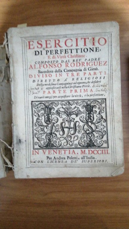 Esercitio di perfettione, et di virtù christiane. Parte I ,II. … | Immagine Gallery 3