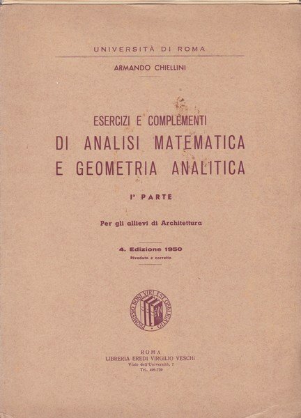 Esercizi e complementi di analisi matematica e geometria analitica. I.