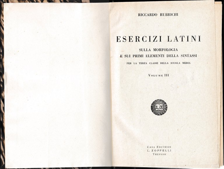 Esercizi latini sulla morfologia e sui primi elementi della sintassi …