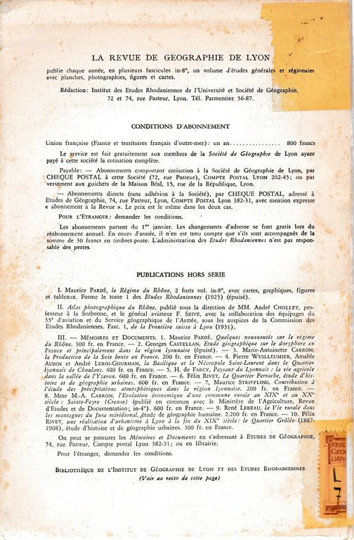 Essai sur la topographie de Lugdunum