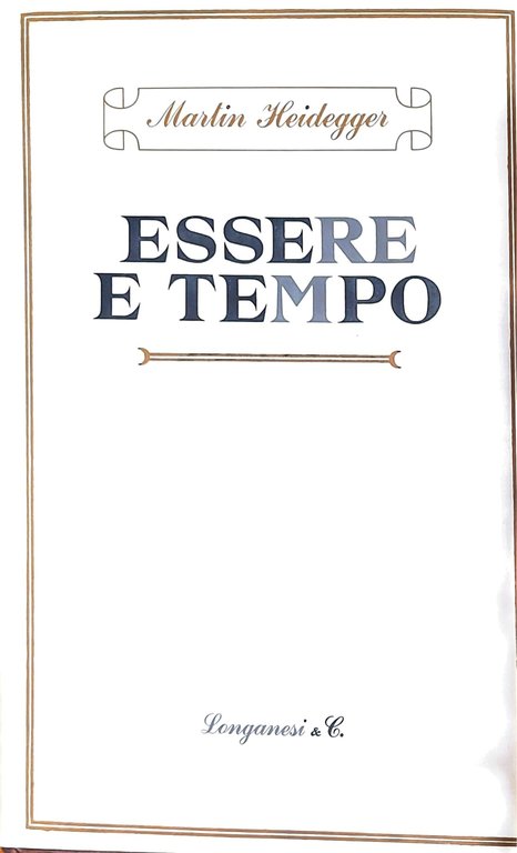 Essere e tempo | Immagine Gallery 2