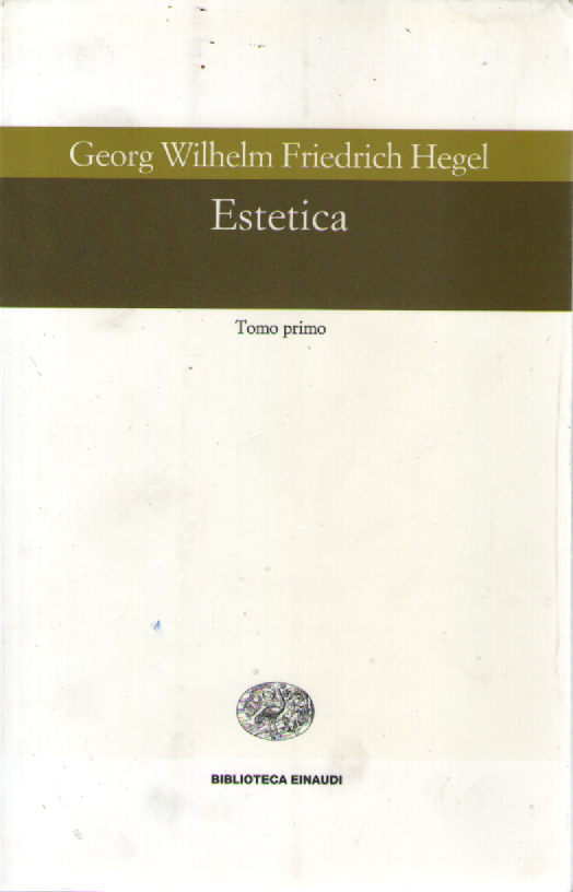 Estetica, tomo primo.