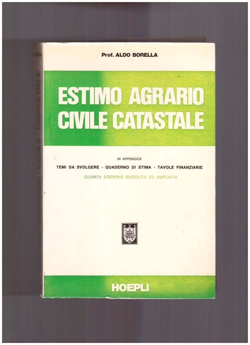 Estimo agrario civile catastale