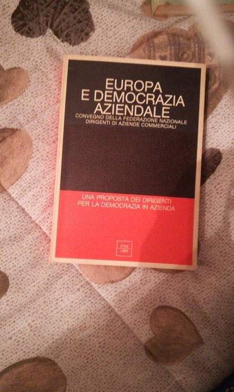europa e democrazia aziendale convegno nazionale dirigenti di aziende commerciali