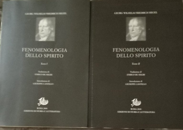 Fenomenologia dello spirito ( Tomo I e II)