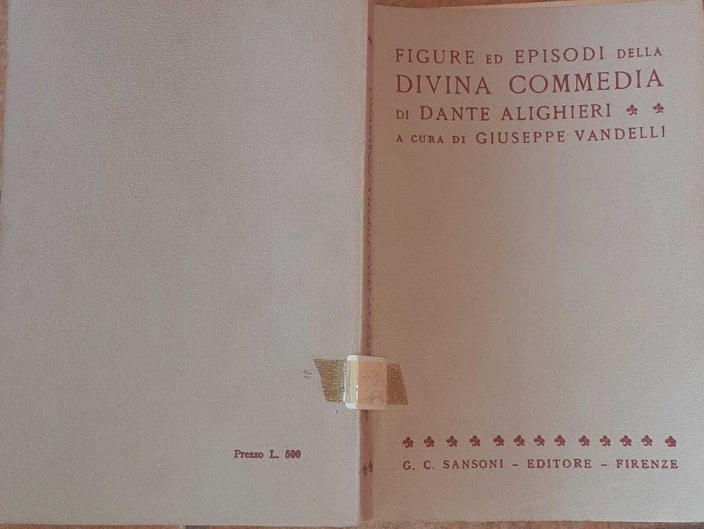 Figure ed episodi della Divina Commedia di Dante Alighieri