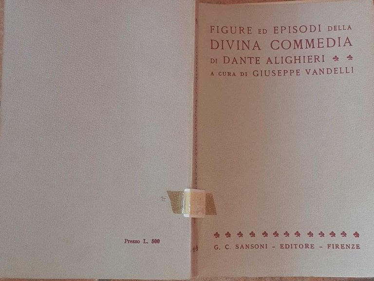 Figure ed episodi della Divina Commedia di Dante Alighieri