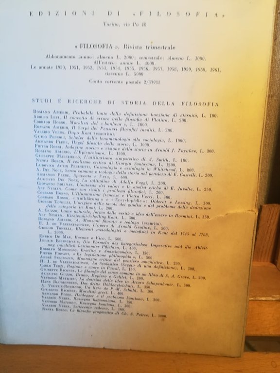 Filosofia. Anno XIII. III. Luglio 1962