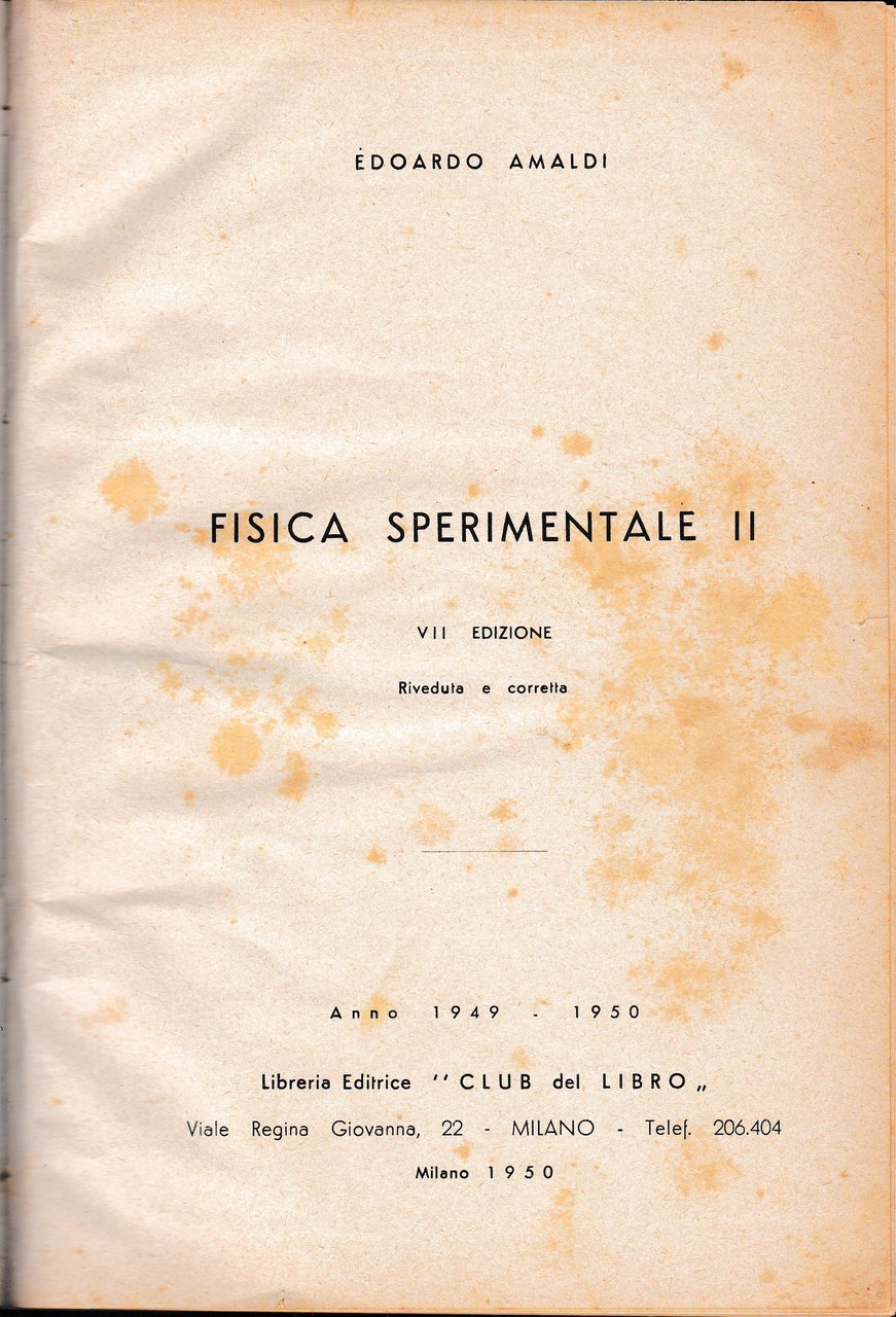 Fisica sperimentale II