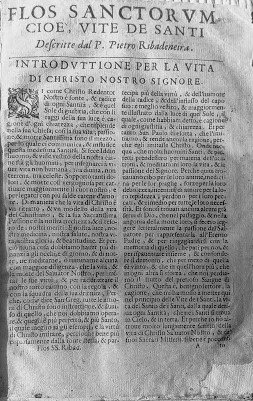 Flos Sanctorum, cioè Vite dei Santi, descritte dal P. Pietro …