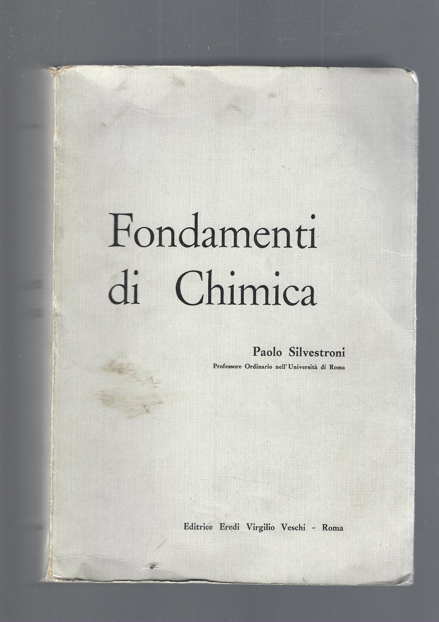 FONDAMENTI DI CHIMICA
