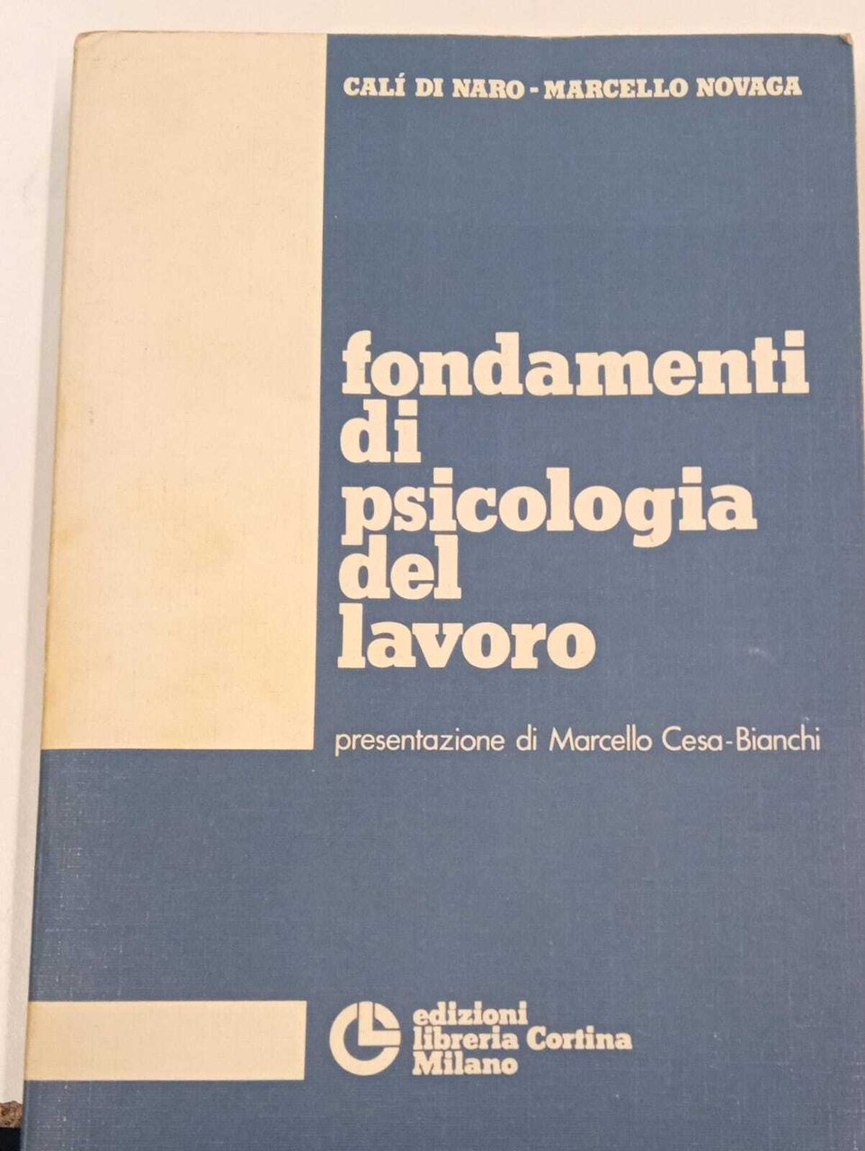 Fondamenti di psicologia del lavoro