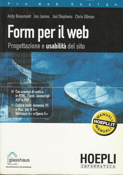 FORM PER IL WEB. Progettazione e usabilità del sito