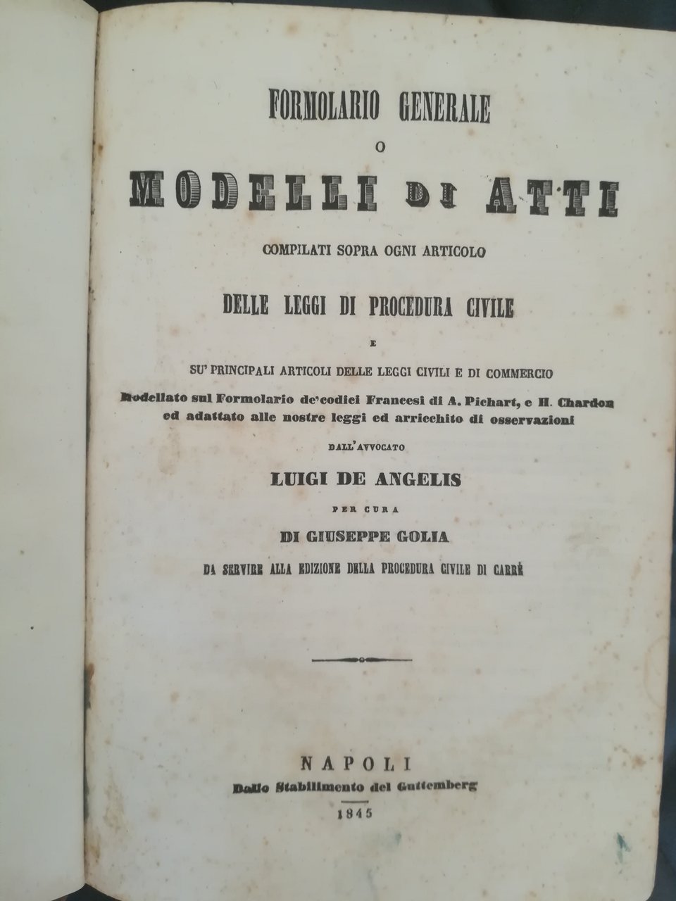 Formolario generale o modelli di atti compilati sopra ogni articolo … | Immagine principale