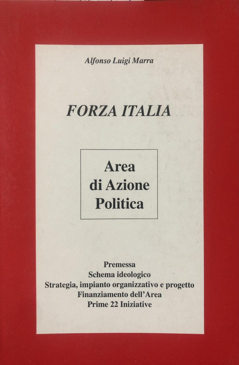 Forza Italia. Area di Azione Politica. | Immagine principale