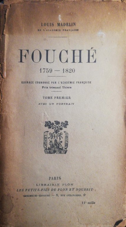 Fouché 1759-1820. Volumi I-II | Immagine Gallery 2