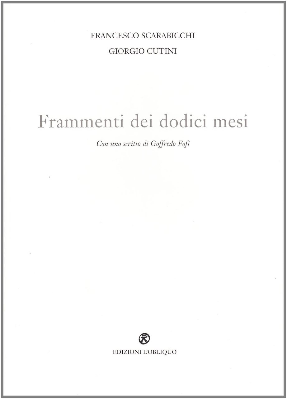 Frammenti dei dodici mesi. | Immagine principale