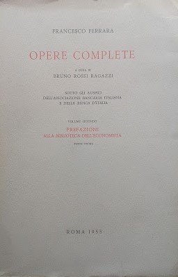 Francesco Ferrara, opere complete. Vol. II parte prima: scritti di … | Immagine Gallery 3