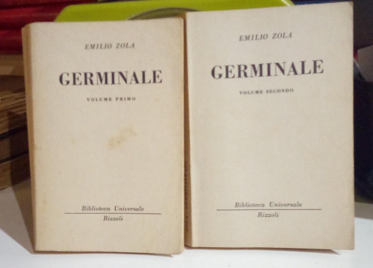 Germinale, due volumi. Opera completa.