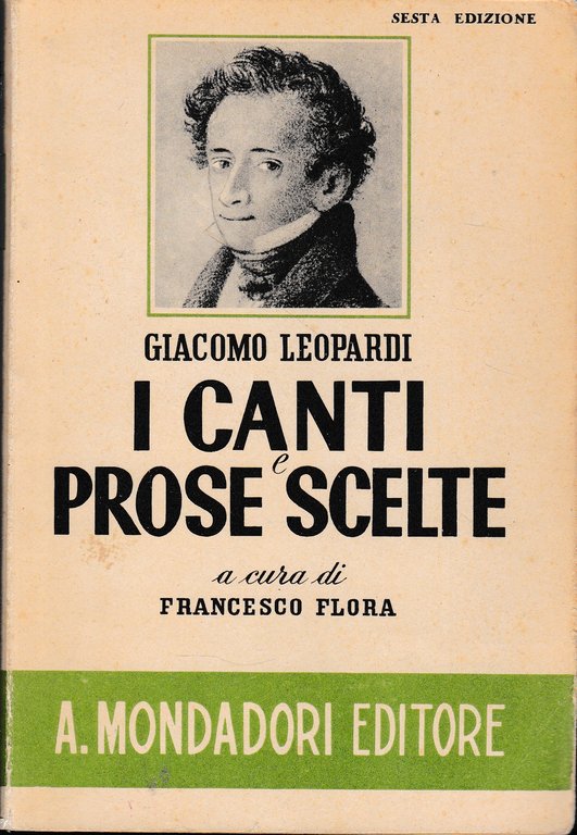 Giacomo Leopardi, i canti e prose scelte