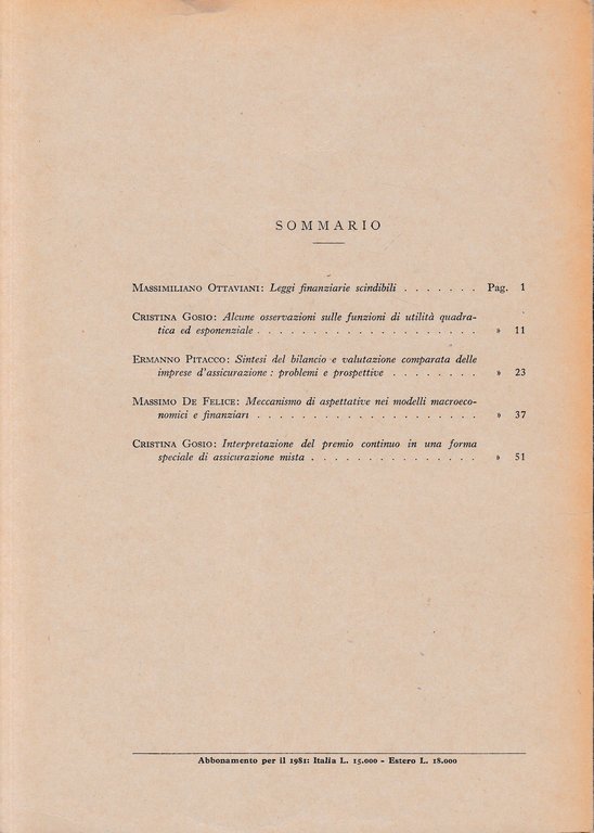 Giornale dell'Istituto Italiano degli Attuari. Anno XLIV - n. 1-2, … | Immagine Gallery 4