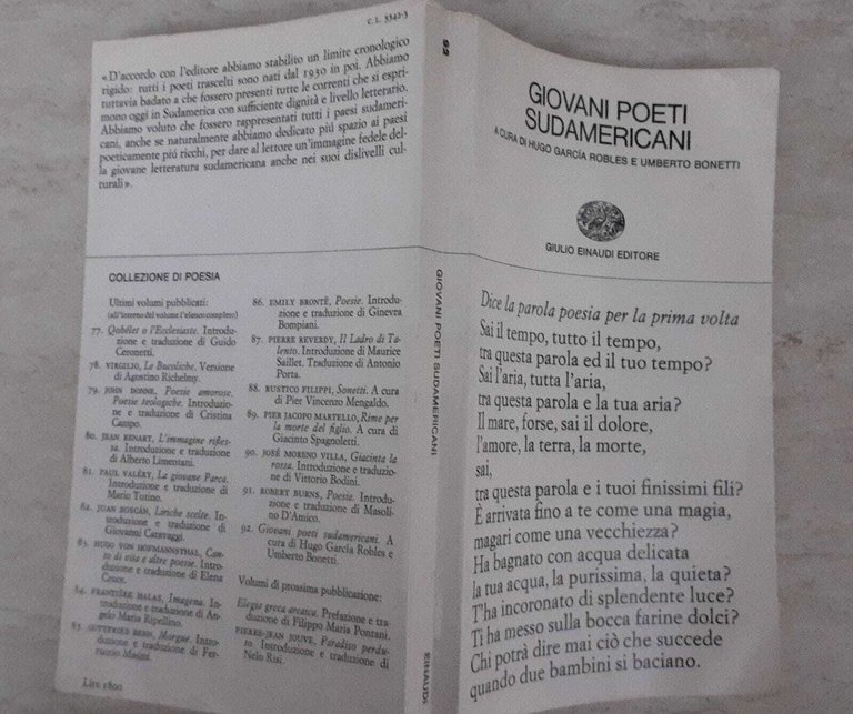 Giovani poeti sudamericani
