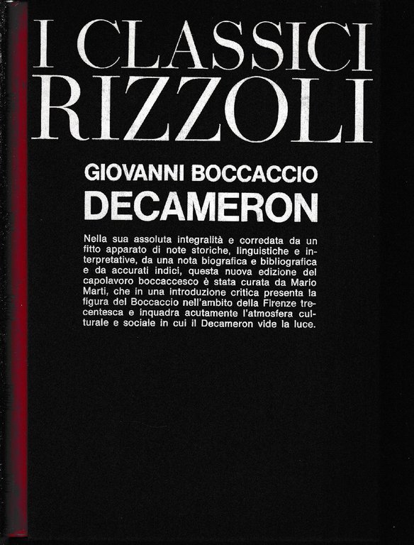 Giovanni Boccaccio Decameron
