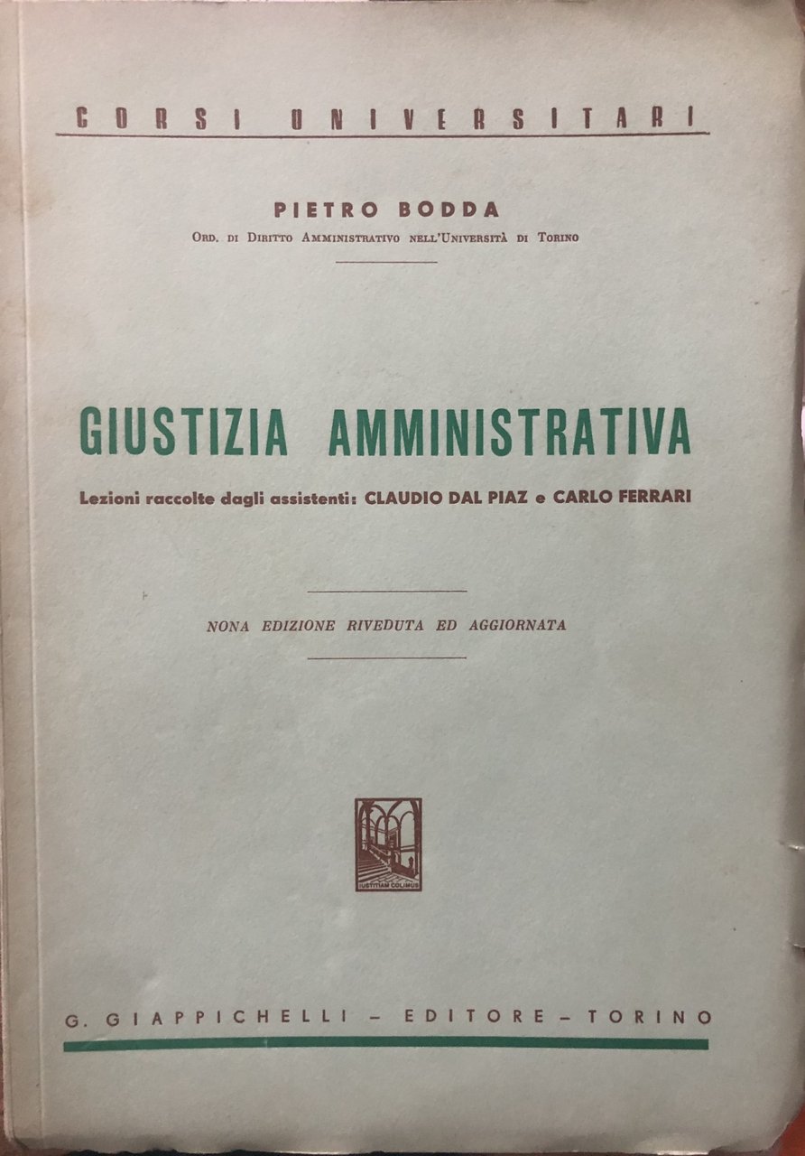 Giustizia amministrativa. | Immagine principale