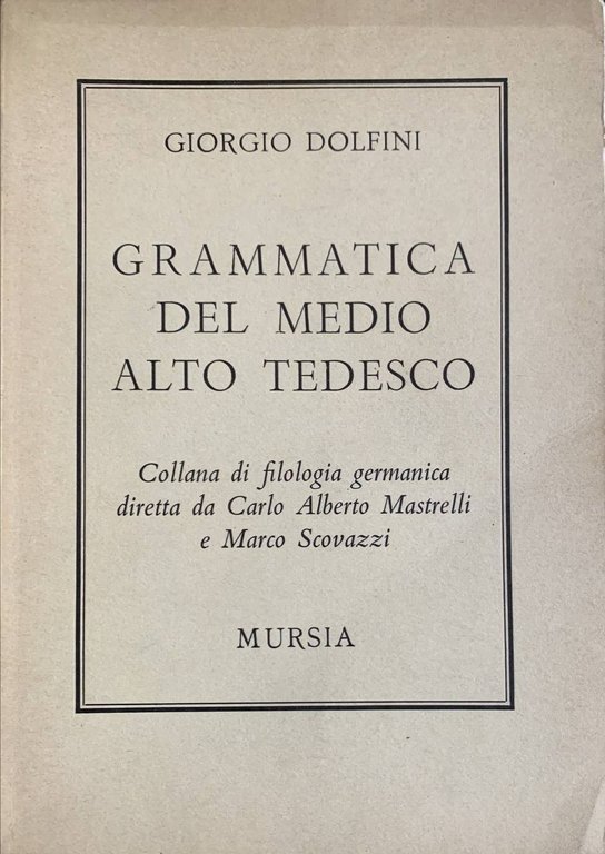 Grammatica del medio alto tedesco