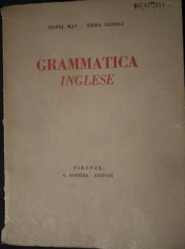 Grammatica inglese