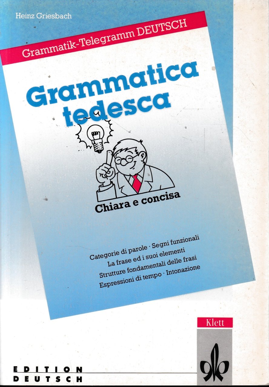 Grammatik-Telegramm Deutsch, Grammatica tedesca. Chiara e concisa