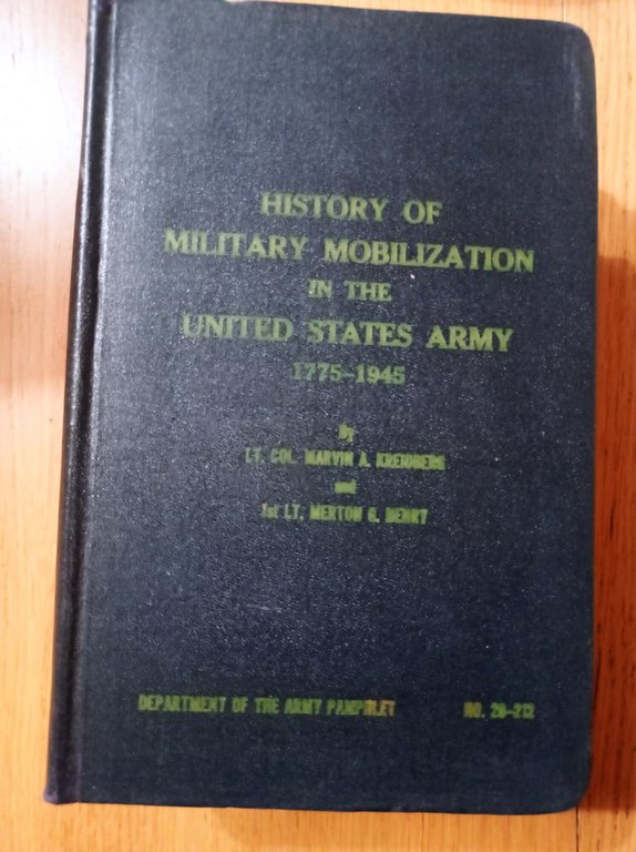 History of military monilization in the United States Army 1775 … | Immagine Gallery 2