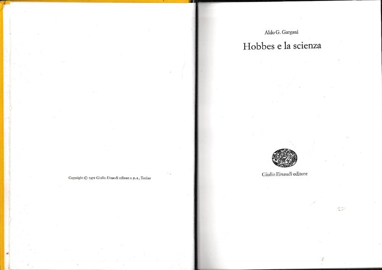 Hobbes e la scienza