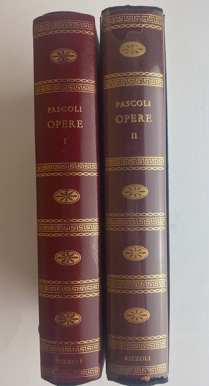 I classici Rizzoli. Giovanni Pascoli opere. Vol. 1 e 2