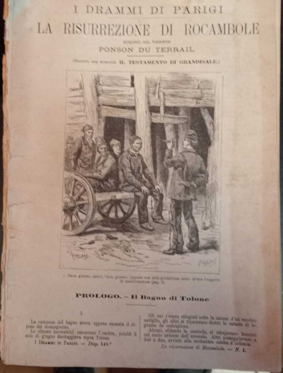 I drammi di Parigi. La resurrezione di Rocambole. | Immagine principale