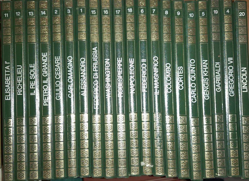 I grandi della storia (20 volumi)