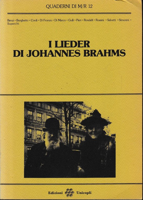 I Lieder di Johannes Brahms : Festival internazionale di musica …
