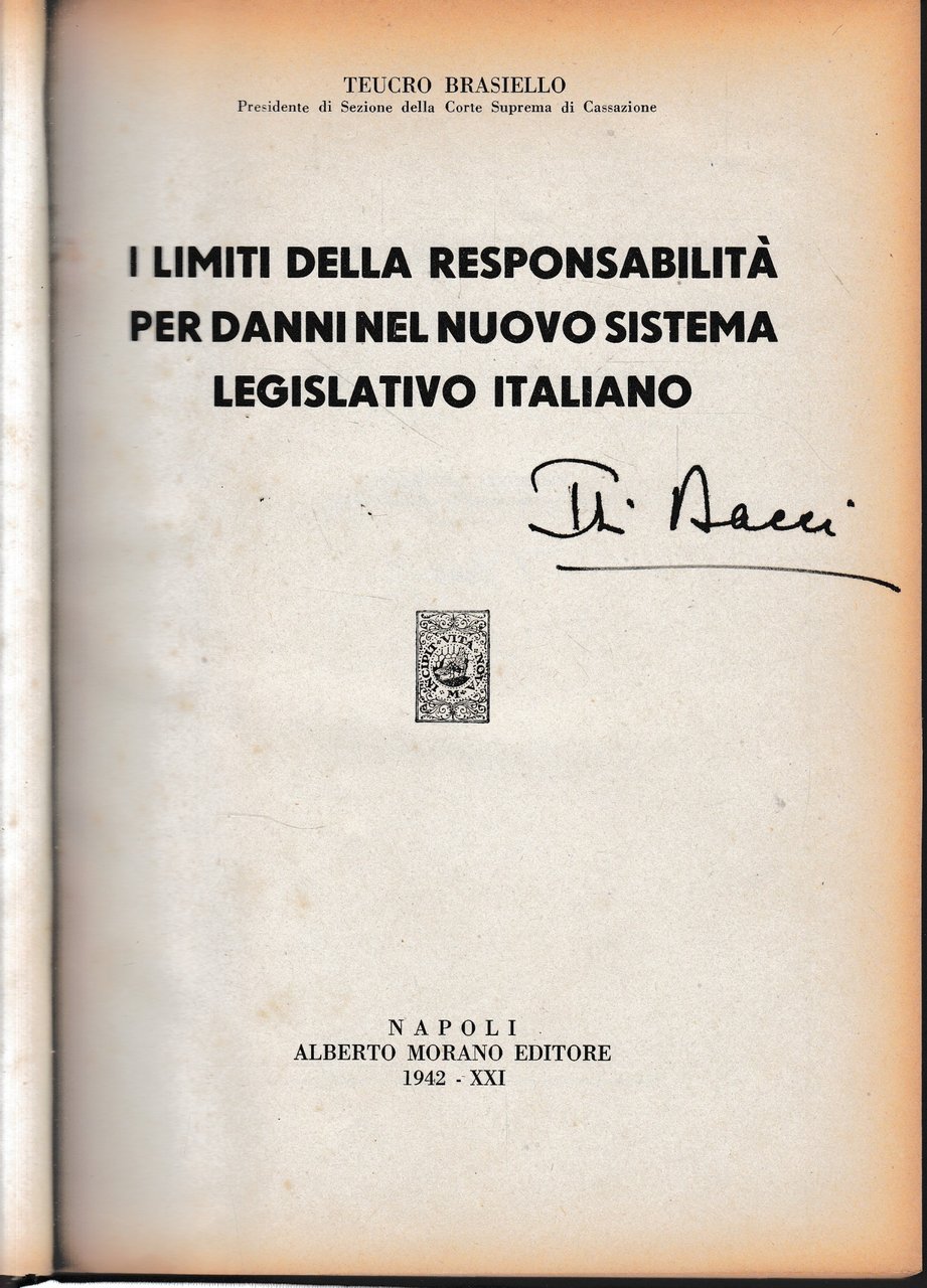 I limiti della responsabilità per danni nel nuovo sistema legislativo … | Immagine principale