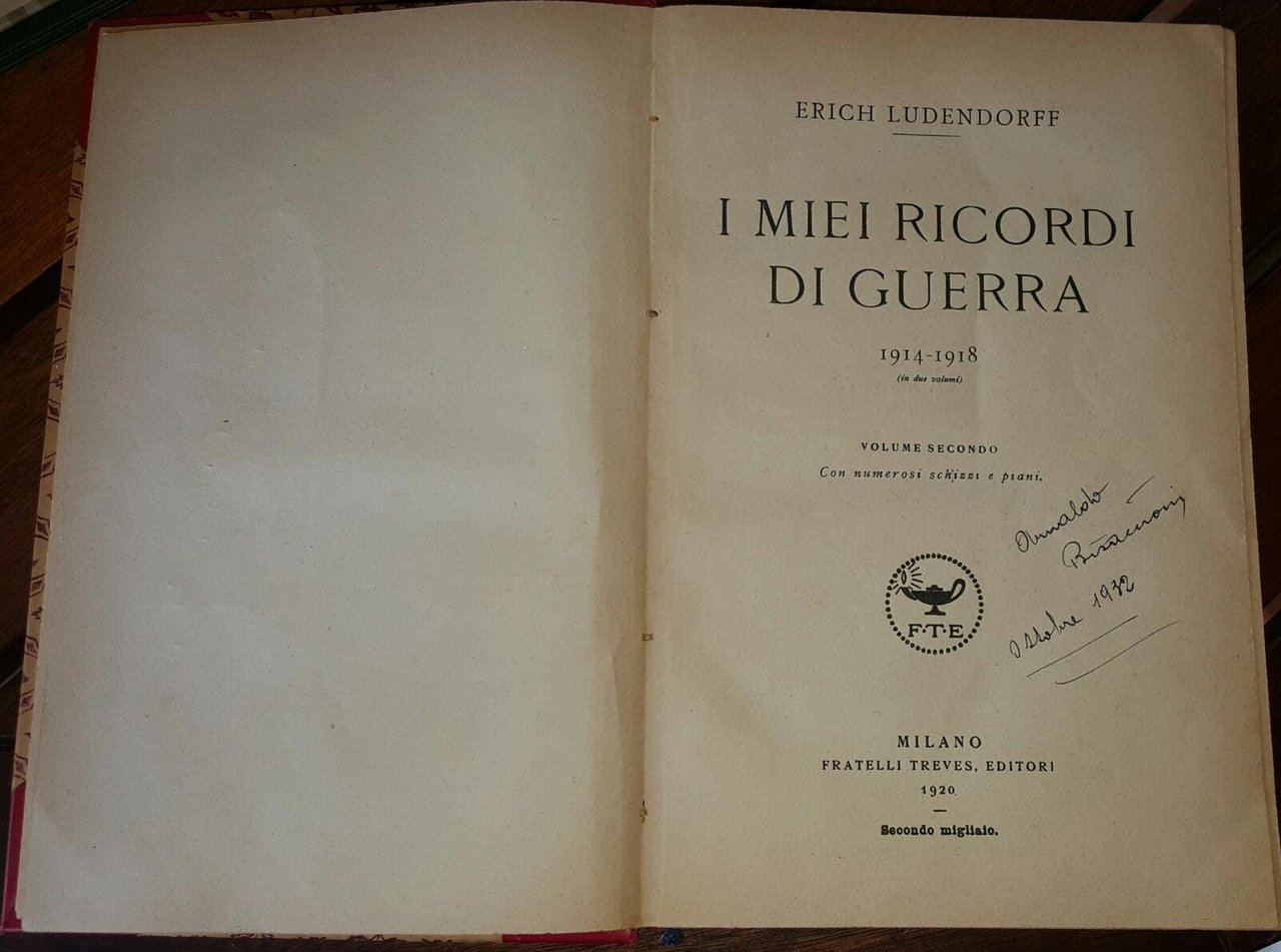 I miei ricordi di guerra 19141918 Volume secondo Libro