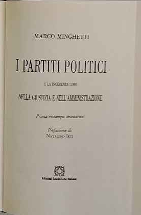 I partiti politici e la loro ingerenza nella giustizia e … | Immagine principale