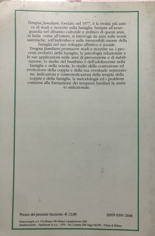 I pionieri della terapia familiare N^68 | Immagine Gallery 2