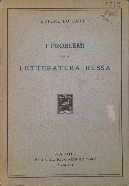 I problemi della letteratura russa