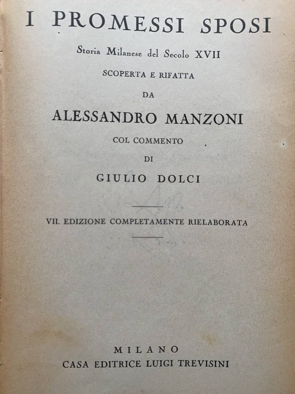 I promessi sposi
