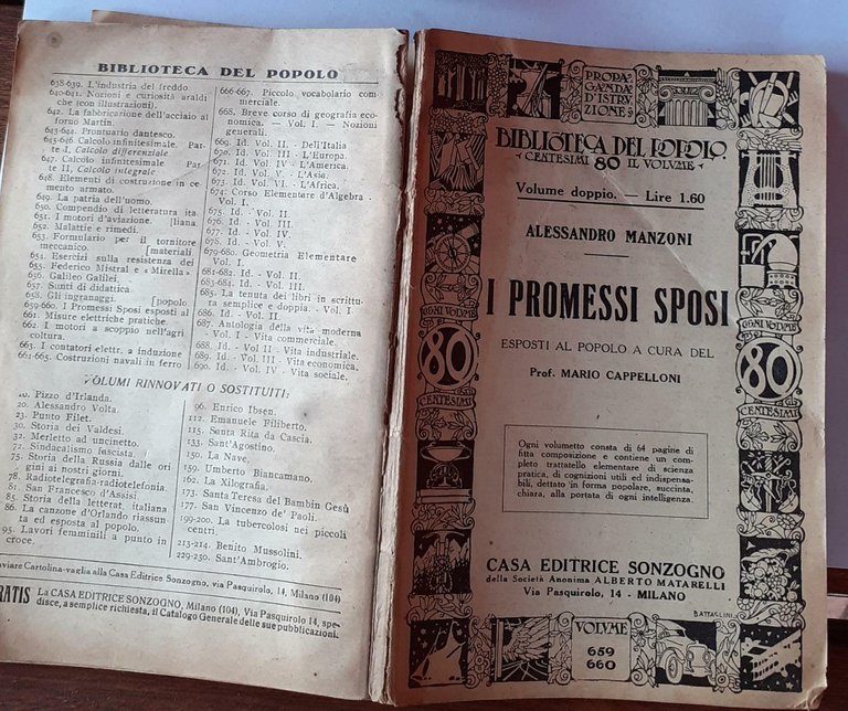 I promessi sposi esposti al popolo a cura di mario …