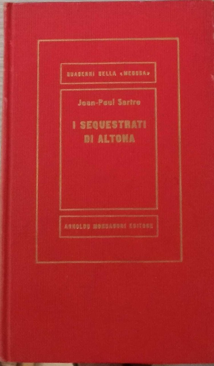 I sequestrati di Altona - dramma in cinque atti. | Immagine principale