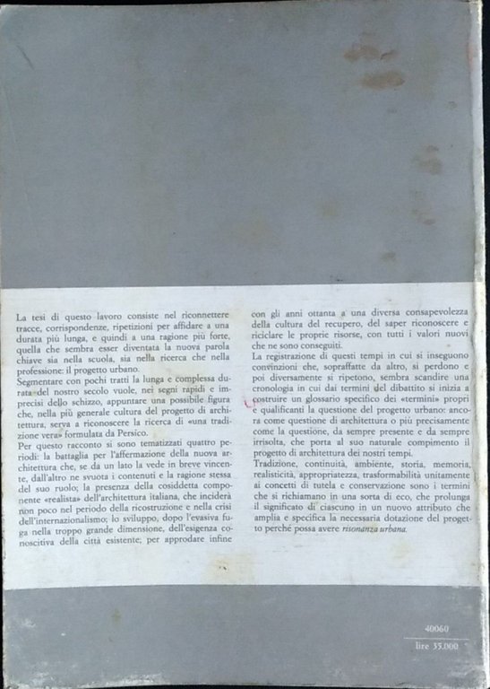 I "termini" del progetto urbano. Selezione antologica dell'esperienza italiana. 1919 … | Immagine Gallery 4