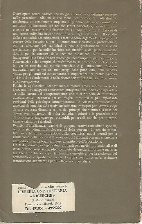I test psicologici