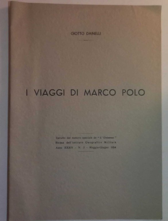 I viaggi di Marco Polo. (Estratto)