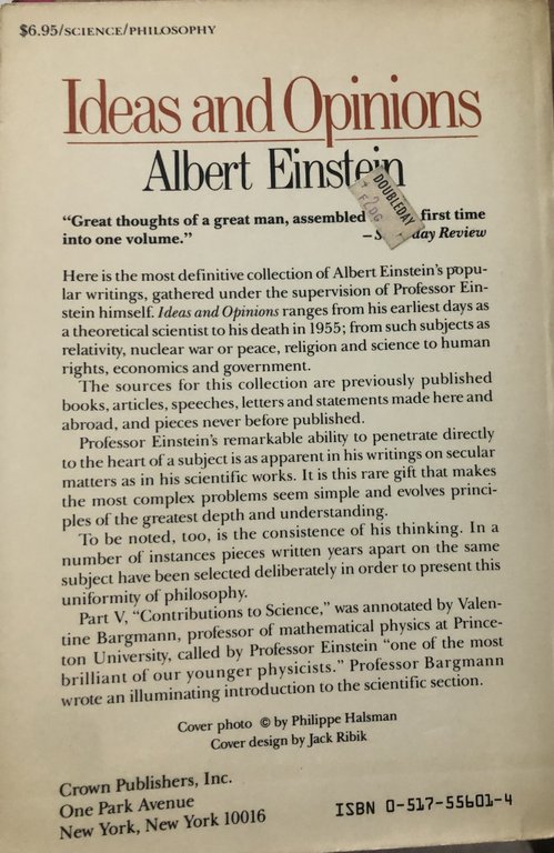 Ideas and Opinions. | Immagine Gallery 2