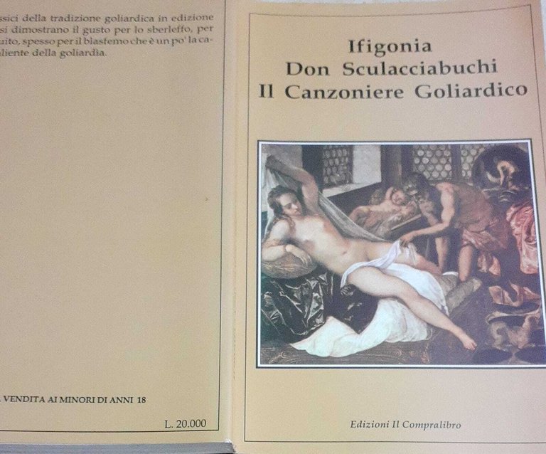 Ifigonia Don Sculacciabuchi. Il Canzoniere Goliardico